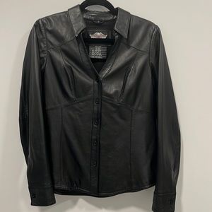 Genuine Harley-Davidson Lambskin Leather Shirt